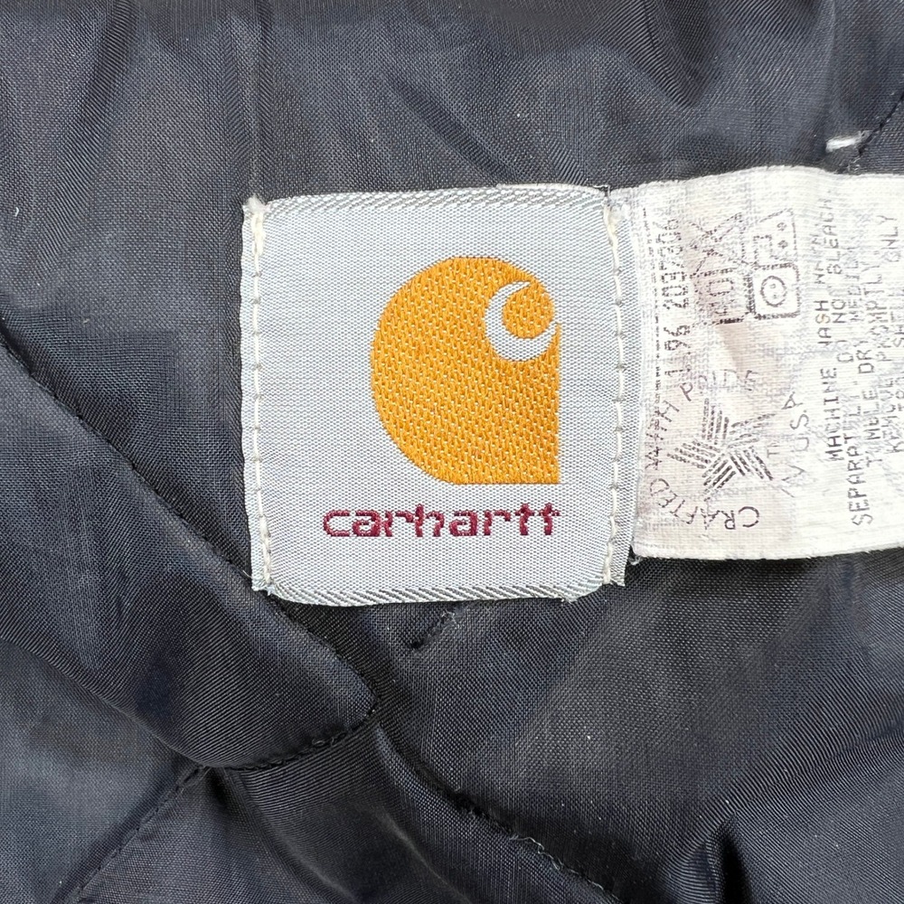 Vintage 90s Carhartt CQ186 Brown Mens 50 XXL Arctic Quilt Lined Jacket USA Made - Picture 4 of 16
